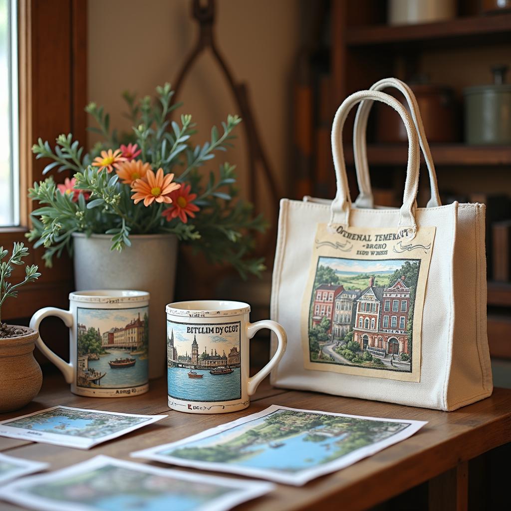 local history crafts on display