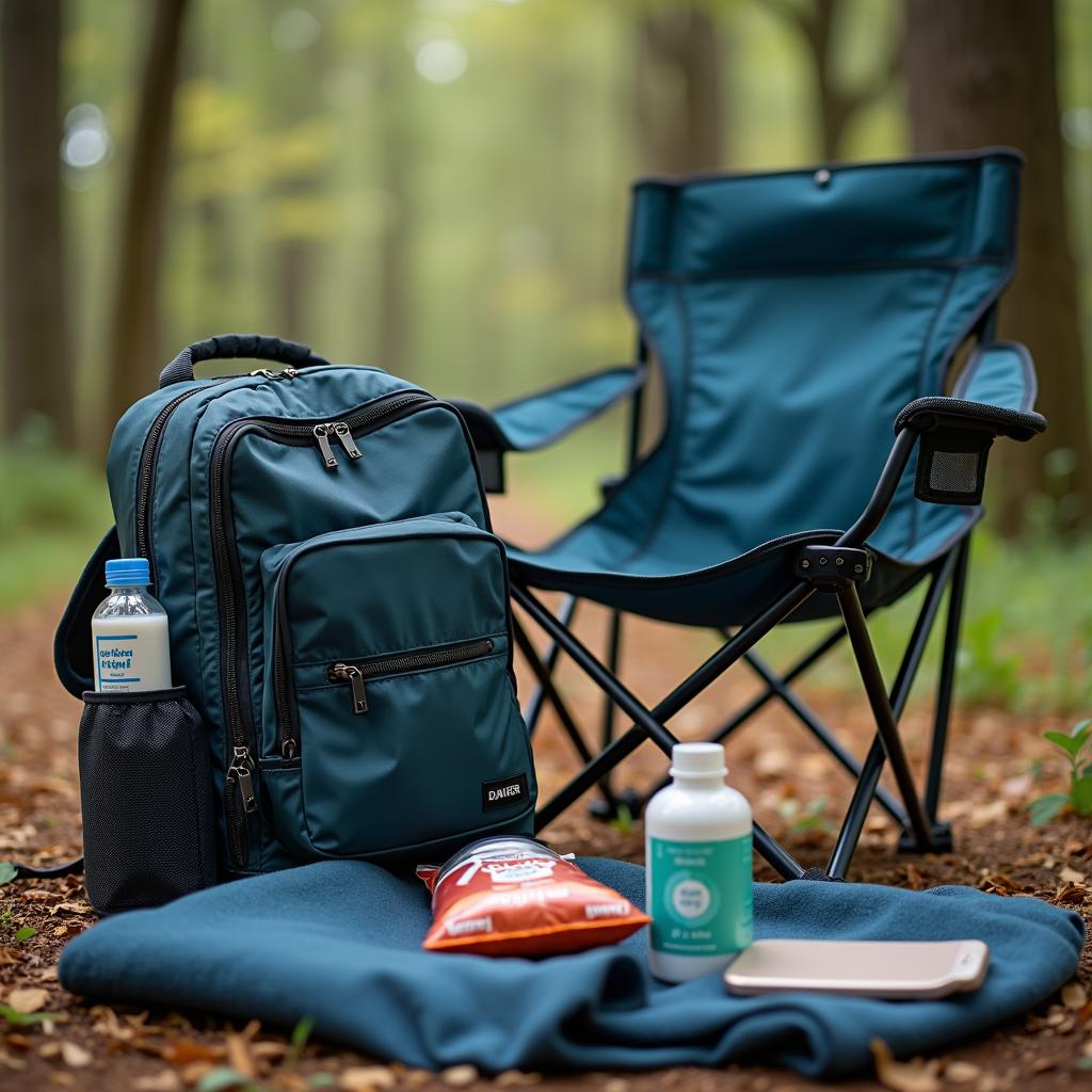 line stander supplies packed and ready