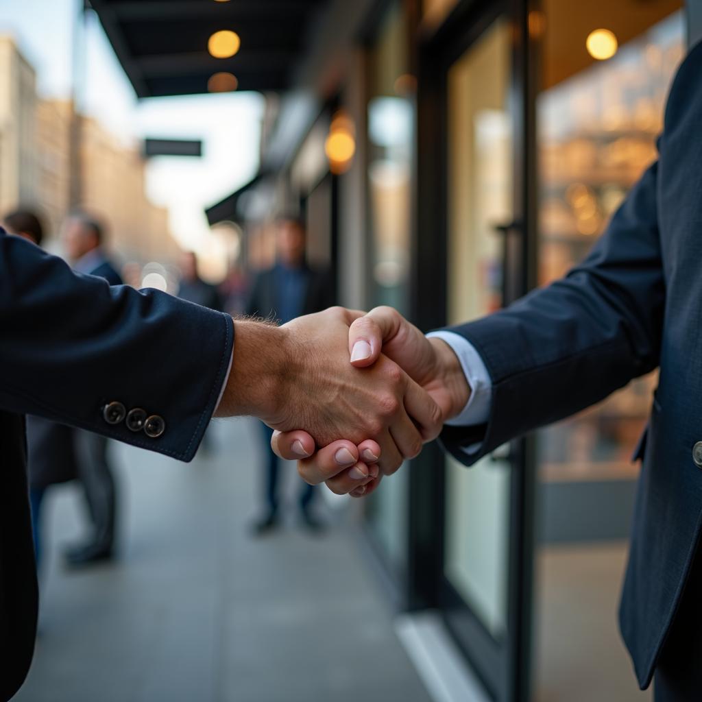 line stander receiving payment